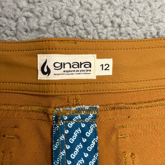 Gnara Women's Go There Pants Color Ochre Size 12 NWOT - Picture 6 of 10